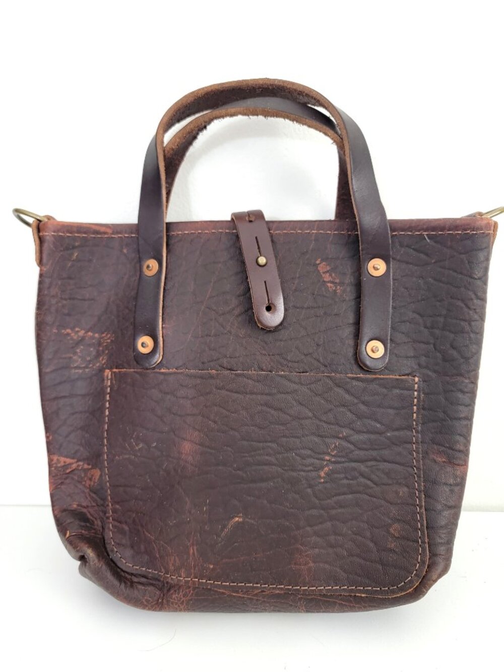 Go Forth Goods Mini Avery Bag in Cherry Bison